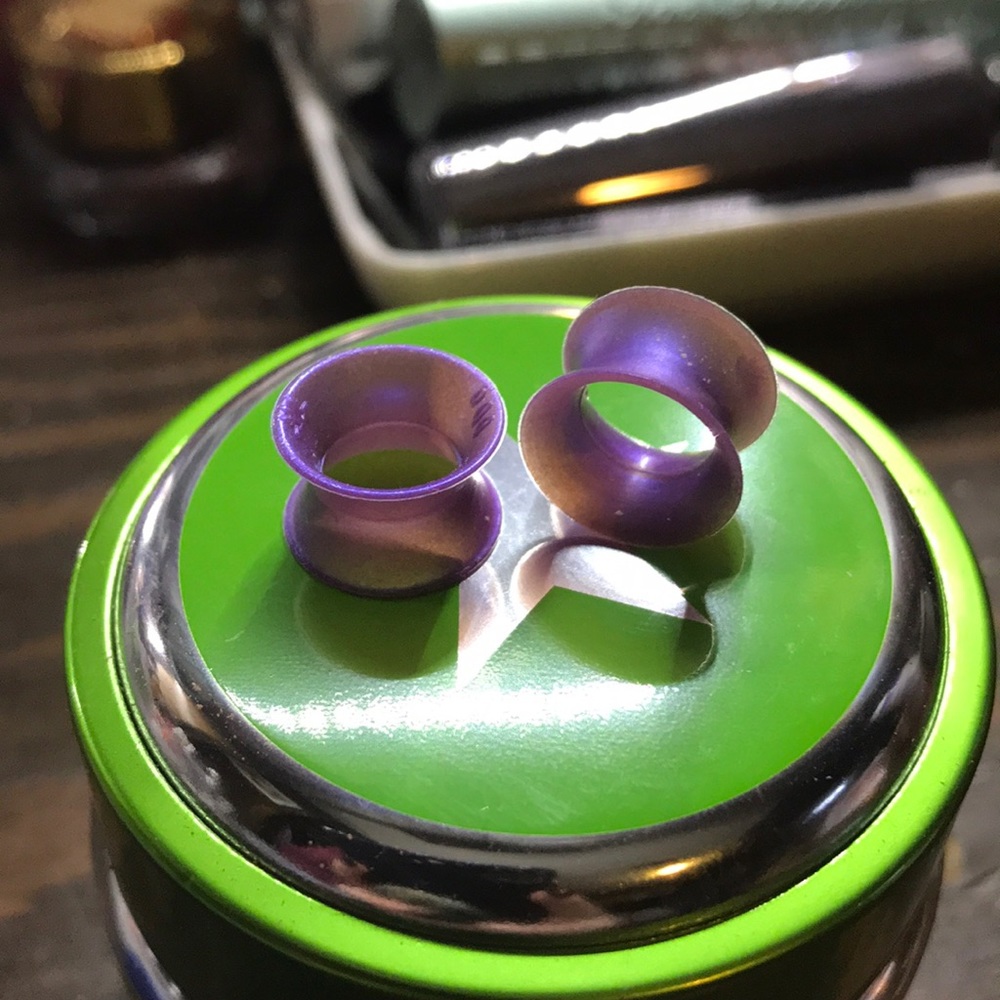 Kaos Purple Blue 00G Tunnels